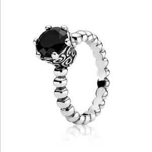 Pandora black onyx ring!